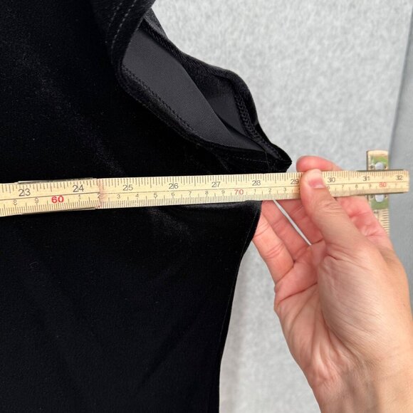 Susan Graver Womens Relaxed Fit Velvet Short Sleeve Top Size 2X Black Casual NEW - Picture 11 of 11